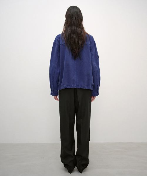 INSILENCE WOMEN(インサイレンスウーマン)の「FRNCH blue コットンジャケット FRENCH BLUE(その他アウター・レディース・その他・MEDIUM/SMALL)」の3枚目の写真