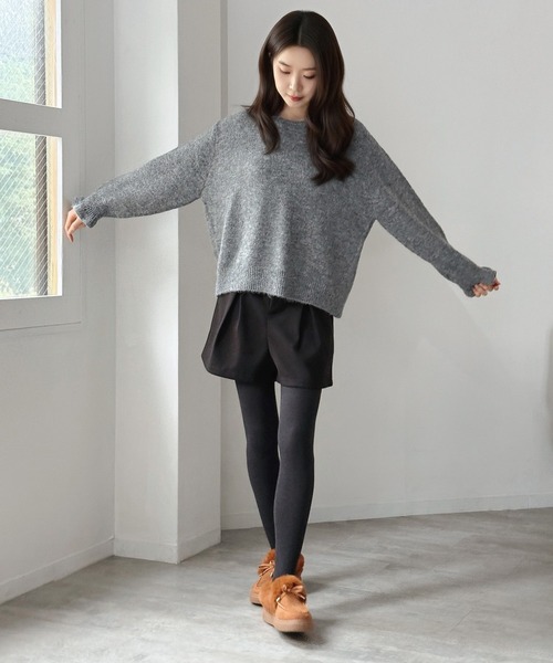 Jewelobe(ジュエローブ)の「ふわもこモカシンローファー(ローファー・レディース・ブラウン/ブラック・XL/L/M)」の16枚目の写真