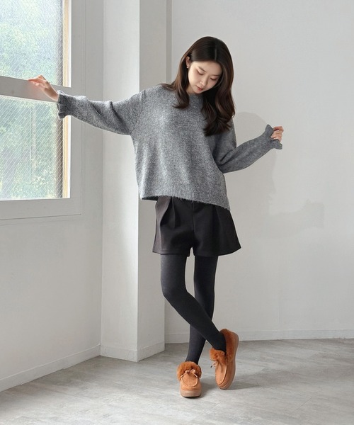Jewelobe(ジュエローブ)の「ふわもこモカシンローファー(ローファー・レディース・ブラウン/ブラック・XL/L/M)」の17枚目の写真