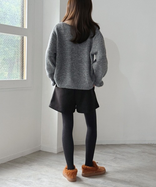 Jewelobe(ジュエローブ)の「ふわもこモカシンローファー(ローファー・レディース・ブラウン/ブラック・XL/L/M)」の18枚目の写真