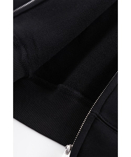 SUPPLIER(サプライヤー)の「ジップフーディ|Cross Zip Hoodie|SUPPLIER(パーカー・メンズ・ブラック・SMALL/MEDIUM/LARGE/X-LARGE)」の13枚目の写真