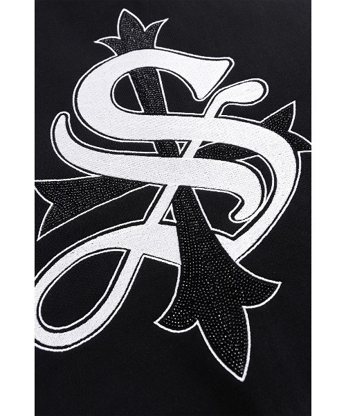 SUPPLIER(サプライヤー)の「ジップフーディ|Cross Zip Hoodie|SUPPLIER(パーカー・メンズ・ブラック・SMALL/MEDIUM/LARGE/X-LARGE)」の4枚目の写真