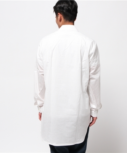 HOUSE OF THE VERY ISLAND'S（ハウスオブザベリーアイランズ）の「【house of the very island's】ハウス SHIRT COAT WITH V NECK（シャツ/ブラウス・メンズ・ホワイト/オリーブ・MEDIUM）」の10枚目の写真