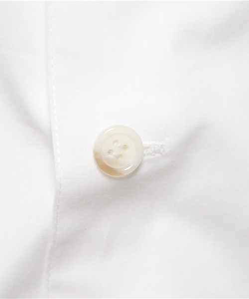 HOUSE OF THE VERY ISLAND'S（ハウスオブザベリーアイランズ）の「【house of the very island's】ハウス SHIRT COAT WITH V NECK（シャツ/ブラウス・メンズ・ホワイト/オリーブ・MEDIUM）」の3枚目の写真