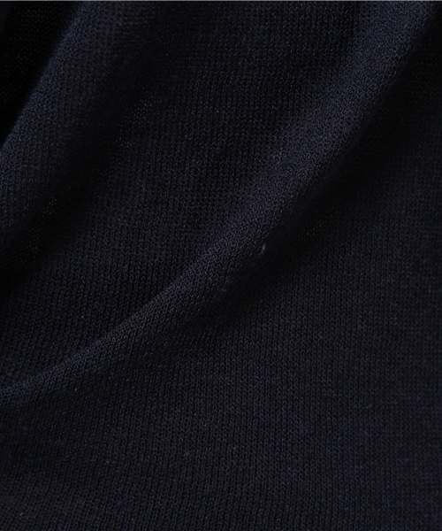 LBC（エルビーシー）の「14Gアクリルコットンナイロンロングカーディガン（カーディガン/ボレロ・レディース・ベージュ/ネイビー・LARGE/MEDIUM）」の4枚目の写真