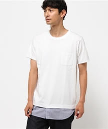 MIND BLOW | シャツレイヤードポケットTシャツ(Tシャツ/カットソー)