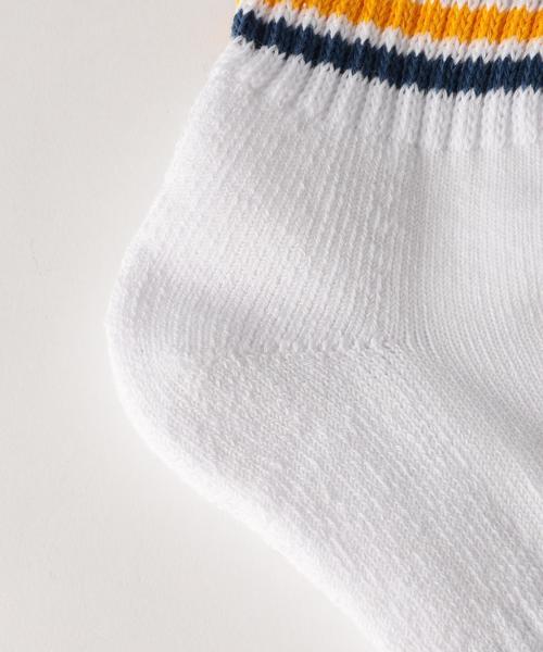 coen（コーエン）の「【お得な3足セット】カラーラインクォーターソックス（ソックス/靴下・メンズ・その他1・FREE）」の3枚目の写真
