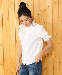 RODEO CROWNS WIDE BOWL | パフスリーブ シャツ(シャツ/ブラウス)