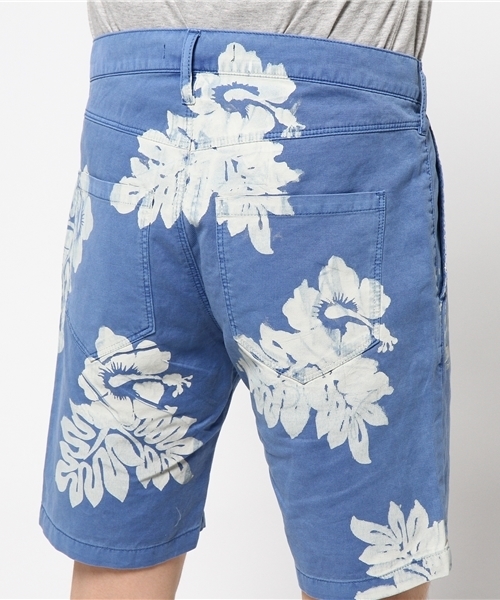 VENCEEXCHANGE（ヴァンスエクスチェンジ）の「ピケ製品染め花柄ショーツ    （その他パンツ・メンズ・ライトブルー/グリーン・SMALL/LARGE/MEDIUM）」の6枚目の写真