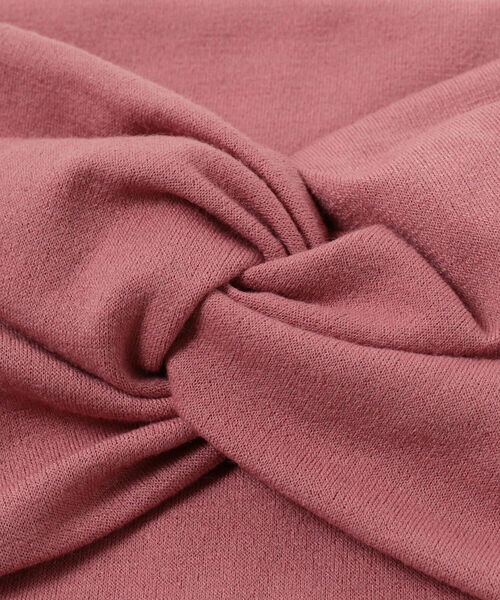 BEAMS BOY（ビームスボーイ）の「BEAMS BOY / ワイドターバン ヘアバンド（ヘアバンド・レディース・レッド系その他/ネイビー/グレー/オリーブ/ピンク/グリーン・ONE SIZE）」の8枚目の写真