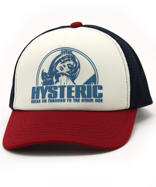 HYSTERIC GLAMOUR（ヒステリックグラマー）の「GUITAR GIRL ptメッシュキャップ（キャップ・レディース・ブルー/イエロー/バーガンディー・FREE）」の3枚目の写真