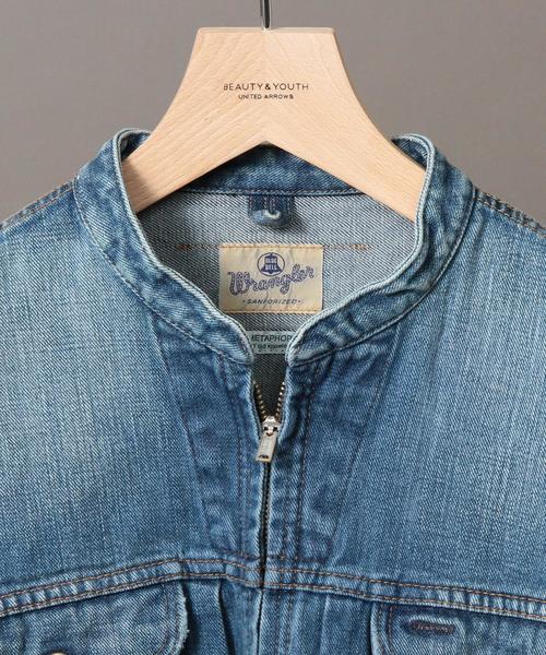 BEAUTY&YOUTH UNITED ARROWS(ビューティーアンドユースユナイテッドアローズ)の「【別注】 <METAPHORE × Wrangler> USED JKT/デニムジャケット◆(デニムジャケット・メンズ・ライトブルー・1/2/3)」の3枚目の写真