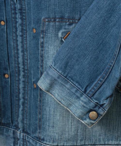 BEAUTY&YOUTH UNITED ARROWS(ビューティーアンドユースユナイテッドアローズ)の「【別注】 <METAPHORE × Wrangler> USED JKT/デニムジャケット◆(デニムジャケット・メンズ・ライトブルー・1/2/3)」の5枚目の写真