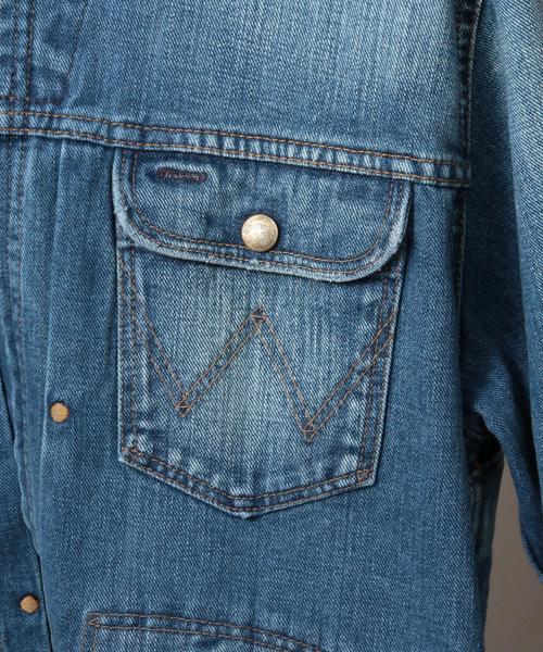 BEAUTY&YOUTH UNITED ARROWS(ビューティーアンドユースユナイテッドアローズ)の「【別注】 <METAPHORE × Wrangler> USED JKT/デニムジャケット◆(デニムジャケット・メンズ・ライトブルー・1/2/3)」の6枚目の写真