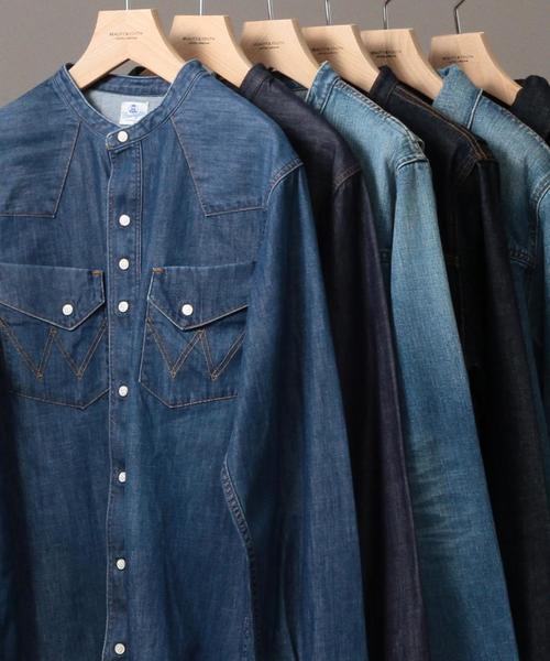 BEAUTY&YOUTH UNITED ARROWS(ビューティーアンドユースユナイテッドアローズ)の「【別注】 <METAPHORE × Wrangler> USED JKT/デニムジャケット◆(デニムジャケット・メンズ・ライトブルー・1/2/3)」の10枚目の写真