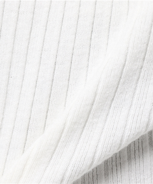 PLAIN CLOTHING（プレーンクロージング）の「S/Sニットカットソー【PLAIN CLOTHING】（Tシャツ/カットソー・レディース・ブラック/ホワイト/バーガンディー/グレー・FREE）」の7枚目の写真