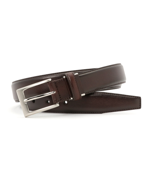 THE SUIT COMPANY（ザ・スーツカンパニー）の「シルバーバックルレザーベルト（ベルト・メンズ・ライトブラウン/ブラック/ブラウン/ダークブラウン・FREE）」の3枚目の写真