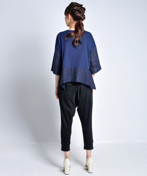 AVIE（アビィ）の「サルエルテーパードパンツ（その他パンツ・レディース・グレー/ブラック・38）」の15枚目の写真