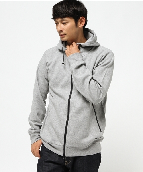 OUTDOOR PRODUCTS（アウトドアプロダクツ）の「OUTDOOR PRODUCTS ZIP PARKA ジップパーカー（パーカー・メンズ・ネイビー/ブラック/ヘザーグレー・X-LARGE/MEDIUM/LARGE）」の14枚目の写真