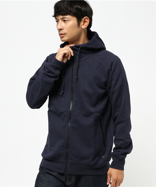 OUTDOOR PRODUCTS（アウトドアプロダクツ）の「OUTDOOR PRODUCTS ZIP PARKA ジップパーカー（パーカー・メンズ・ネイビー/ブラック/ヘザーグレー・X-LARGE/MEDIUM/LARGE）」の13枚目の写真