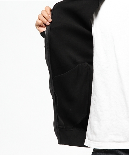 OUTDOOR PRODUCTS（アウトドアプロダクツ）の「OUTDOOR PRODUCTS ZIP PARKA ジップパーカー（パーカー・メンズ・ネイビー/ブラック/ヘザーグレー・X-LARGE/MEDIUM/LARGE）」の11枚目の写真