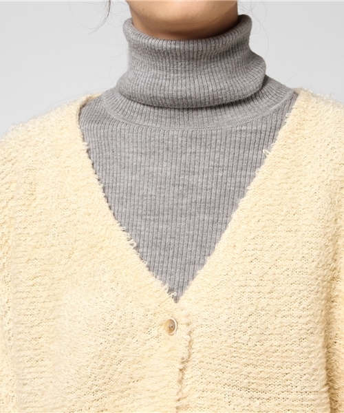 POU DOU DOU（プードゥドゥ）の「ループ編みカーディガン（カーディガン/ボレロ・レディース・アイボリー/ピンク/ダークグレー・3）」の7枚目の写真