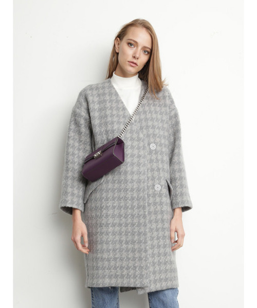 Mila Owen（ミラオーウェン）の「ハイネックニット（ニット/セーター・レディース・ホワイト/ピンク/グレー・FREE）」の4枚目の写真