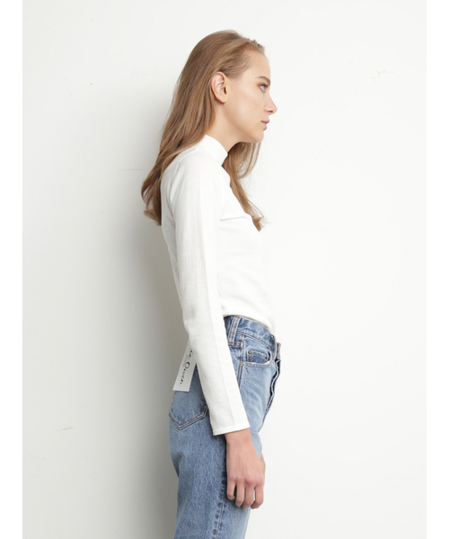 Mila Owen（ミラオーウェン）の「ハイネックニット（ニット/セーター・レディース・ホワイト/ピンク/グレー・FREE）」の6枚目の写真