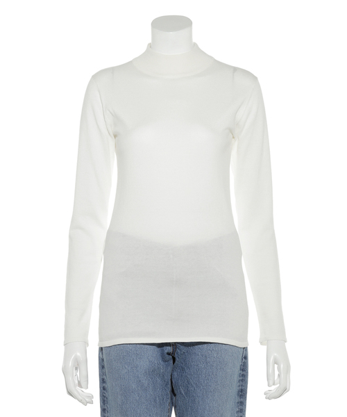 Mila Owen（ミラオーウェン）の「ハイネックニット（ニット/セーター・レディース・ホワイト/ピンク/グレー・FREE）」の7枚目の写真