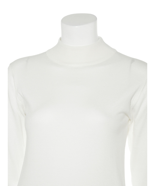 Mila Owen（ミラオーウェン）の「ハイネックニット（ニット/セーター・レディース・ホワイト/ピンク/グレー・FREE）」の10枚目の写真