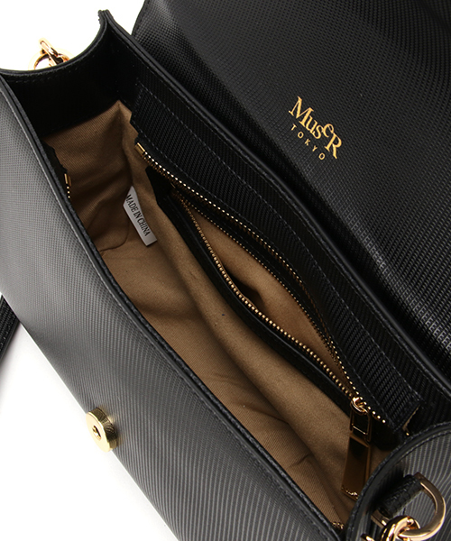 MuseR（ミュザー）の「【MuseR】2WAYミニショルダーバッグ/MU-17S1234（ショルダーバッグ・レディース・ベージュ/ブラック・FREE）」の6枚目の写真