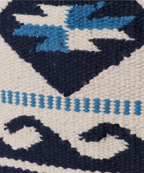 Kahiko（カヒコ）の「【Kahiko】ヴィンテージ調ウェーブクラッチバッグ（クラッチバッグ・レディース・ホワイト/ブルー・FREE）」の5枚目の写真