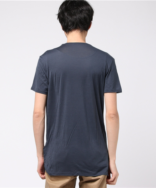 ALLSAINTS（オールセインツ）の「TOWER CREW T-SHIRT（Tシャツ/カットソー・メンズ・ブルー/ブラウン/ブラック・SMALL/X-SMALL/LARGE）」の5枚目の写真