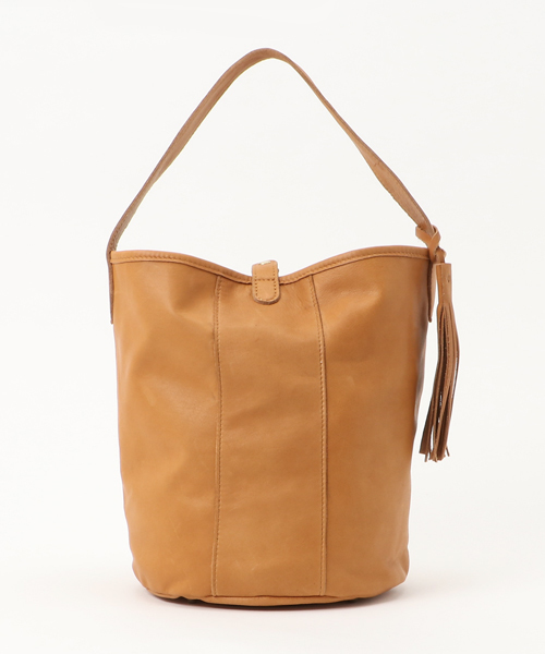 liflattie ships（リフラティ シップス）の「MARINEDAY（マリンデイ） ソフト レザー タッセル バッグ（ハンドバッグ・レディース・キャメル/ナチュラル・ONE SIZE）」の2枚目の写真