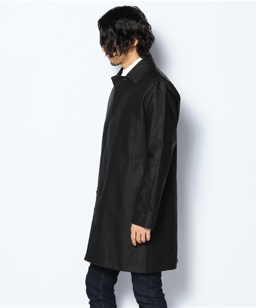 UNITED ARROWS(ユナイテッドアローズ)の「UA コットンボンディングステンカラーコート◆(ステンカラーコート・メンズ・ブラック/ダークグレー/ベージュ/ネイビー・SMALL/MEDIUM/LARGE/X-LARGE)」の5枚目の写真