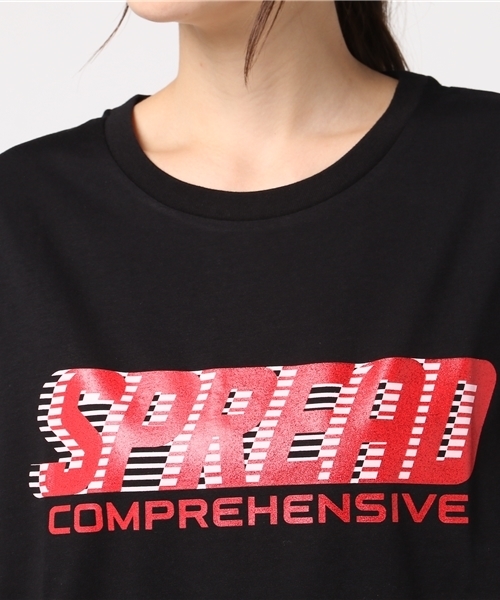 WEGO（ウィゴー）の「WEGO/グリッターロゴプリントカットソー（Tシャツ/カットソー・レディース・サックスブルー/ブラック・FREE）」の6枚目の写真