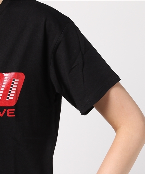 WEGO（ウィゴー）の「WEGO/グリッターロゴプリントカットソー（Tシャツ/カットソー・レディース・サックスブルー/ブラック・FREE）」の7枚目の写真