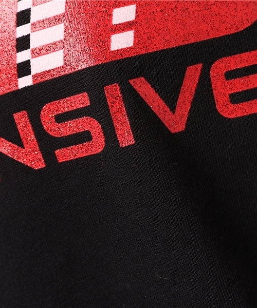 WEGO（ウィゴー）の「WEGO/グリッターロゴプリントカットソー（Tシャツ/カットソー・レディース・サックスブルー/ブラック・FREE）」の9枚目の写真