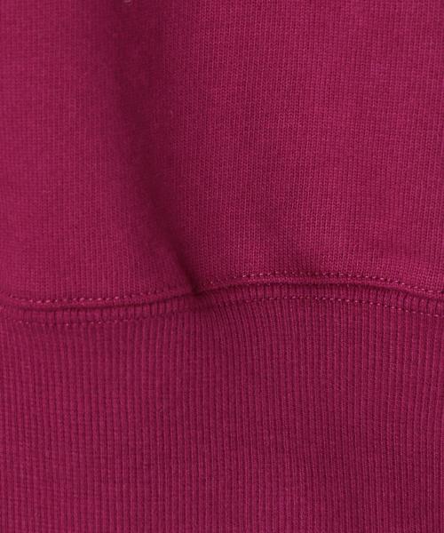 Another Edition(アナザーエディション)の「バックロゴパーカー(パーカー・レディース・ライトグレー/ワインレッド・FREE)」の15枚目の写真