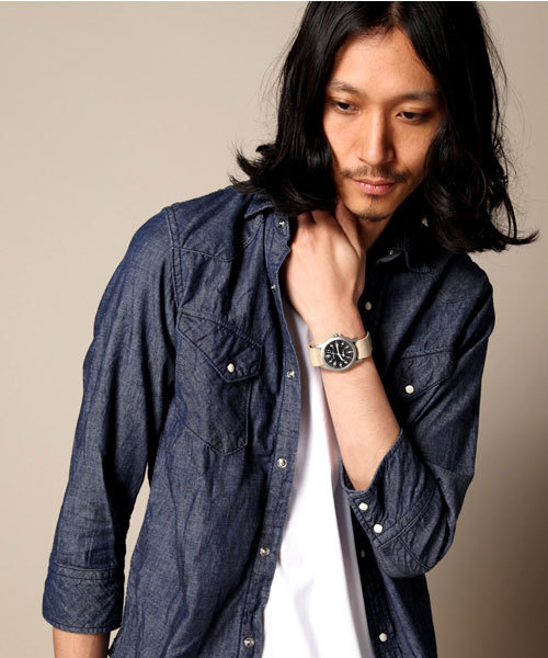 NANO universe（ナノユニバース）の「HAMILTON(ハミルトン)/ 別注 KHAKI FIELD メカ（アナログ腕時計・メンズ・ブラック/カーキ・FREE）」の8枚目の写真