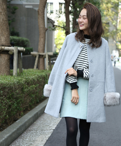 FREE'S MART(フリーズマート)の「畦フリルミニハイネックニット(ニット/セーター・レディース・ホワイト/ブラック/ピンク/ホワイト系その他・FREE)」の7枚目の写真