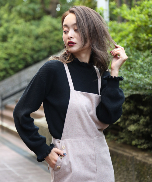 FREE'S MART(フリーズマート)の「畦フリルミニハイネックニット(ニット/セーター・レディース・ホワイト/ブラック/ピンク/ホワイト系その他・FREE)」の11枚目の写真