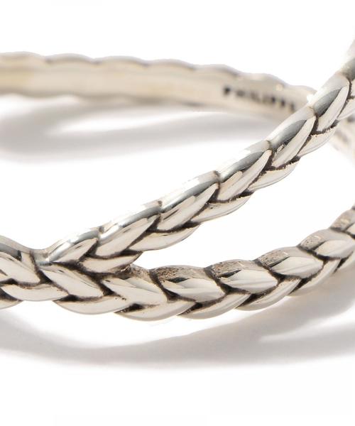 PHILIPPE AUDIBERT（フィリップ オーディベール）の「【WEB限定】◎PHILIPPE AUDIBERT ツイストクロスブレス SIL / Fillan bracelet / フィリップオーディベール（ブレスレット・レディース・シルバー・ﾌﾘ-）」の3枚目の写真