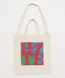 Sync.【D*FACE】HERRINGBONE 2WAY TOTE BAG "HATE"