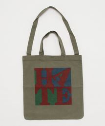 Sync.【D*FACE】HERRINGBONE 2WAY TOTE BAG "HATE"