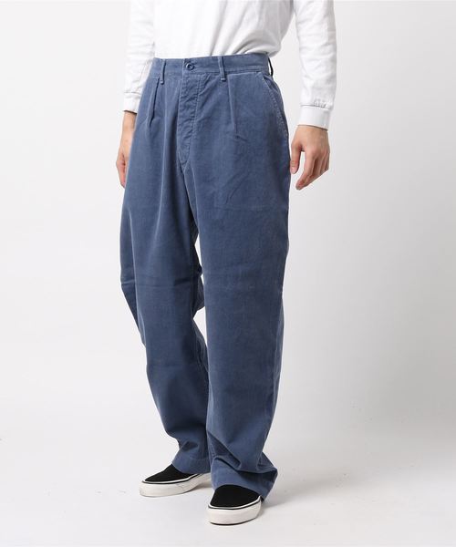 NECESSARY or UNNECESSARY(ネセサリーオアアンネセサリー)の「NECESSARY or UNNECESSARY / ワイド コーデュロイ パンツ <MEN>(その他パンツ・メンズ・ブラウン/ブルー・30inch/32inch)」の3枚目の写真