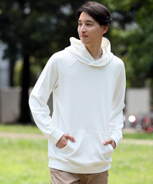 ビッグシルエット バイオウォッシュ スウェトパーカー プルオーバー