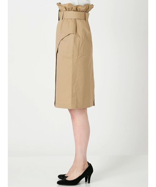 EMODA（エモダ）の「WRAPミディスカート（スカート・レディース・ブラック/ベージュ/カーキ・MEDIUM/SMALL）」の6枚目の写真