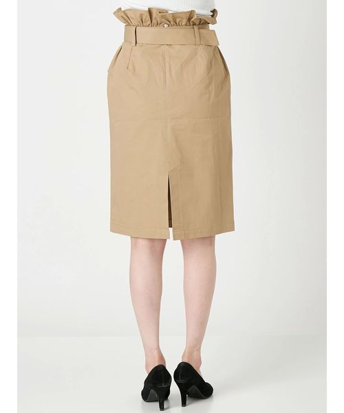 EMODA（エモダ）の「WRAPミディスカート（スカート・レディース・ブラック/ベージュ/カーキ・MEDIUM/SMALL）」の7枚目の写真