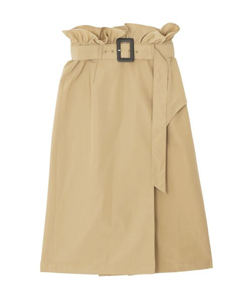 EMODA（エモダ）の「WRAPミディスカート（スカート・レディース・ブラック/ベージュ/カーキ・MEDIUM/SMALL）」の17枚目の写真